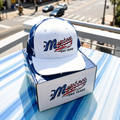 'Merica 250 Years" Patriotic Mesh Trucker Hat (White)