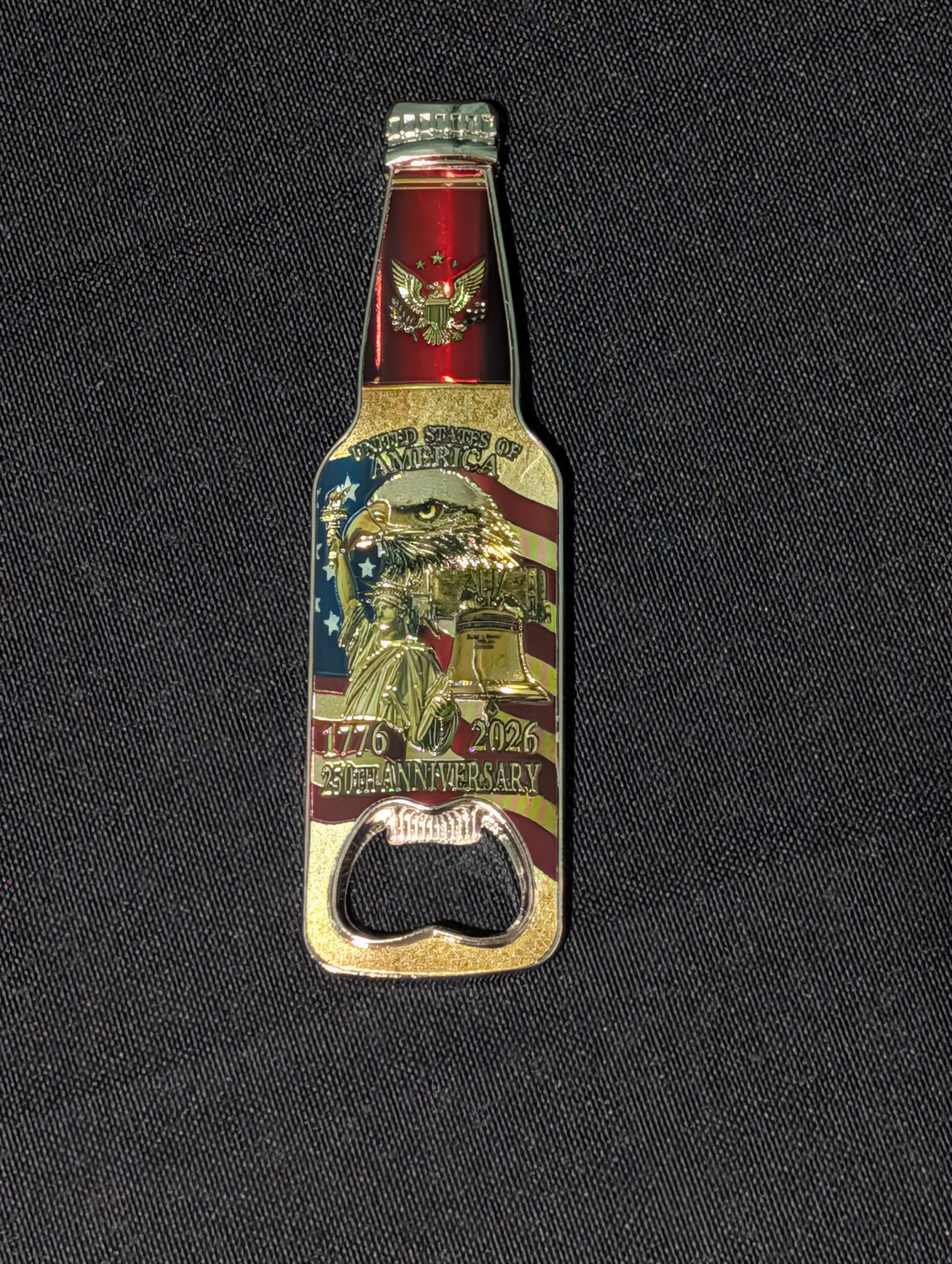 America 250th Anniversary Commemorative Bottle Opener